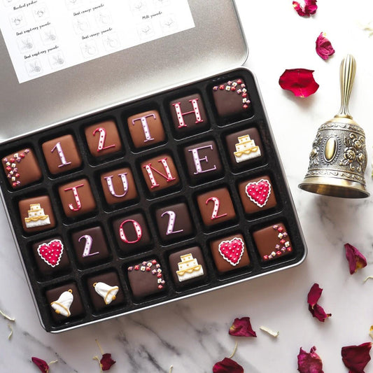 Biscuiteers Personalised Wedding Chocolate Bouquet Medium