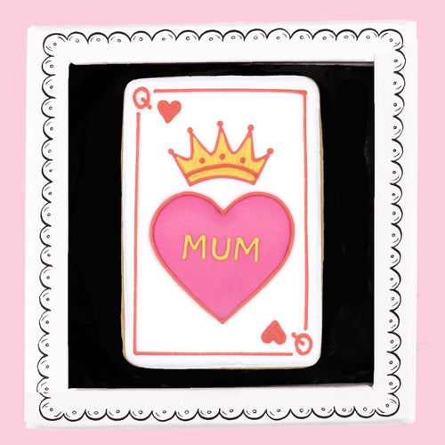 Biscuiteers Queen of Mum Letterbox Biscuit