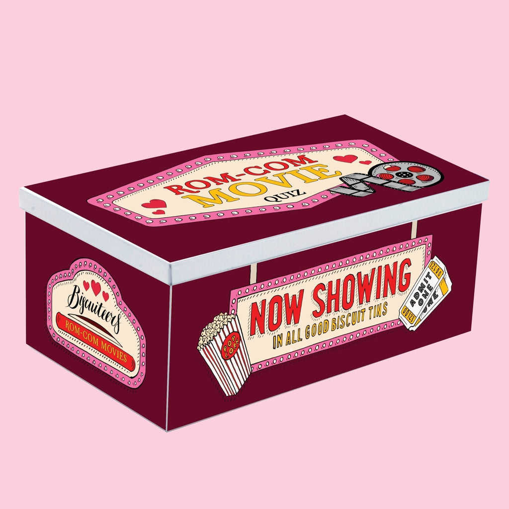 Biscuiteers Rom Com Biscuit Tin - Patisserie Valerie