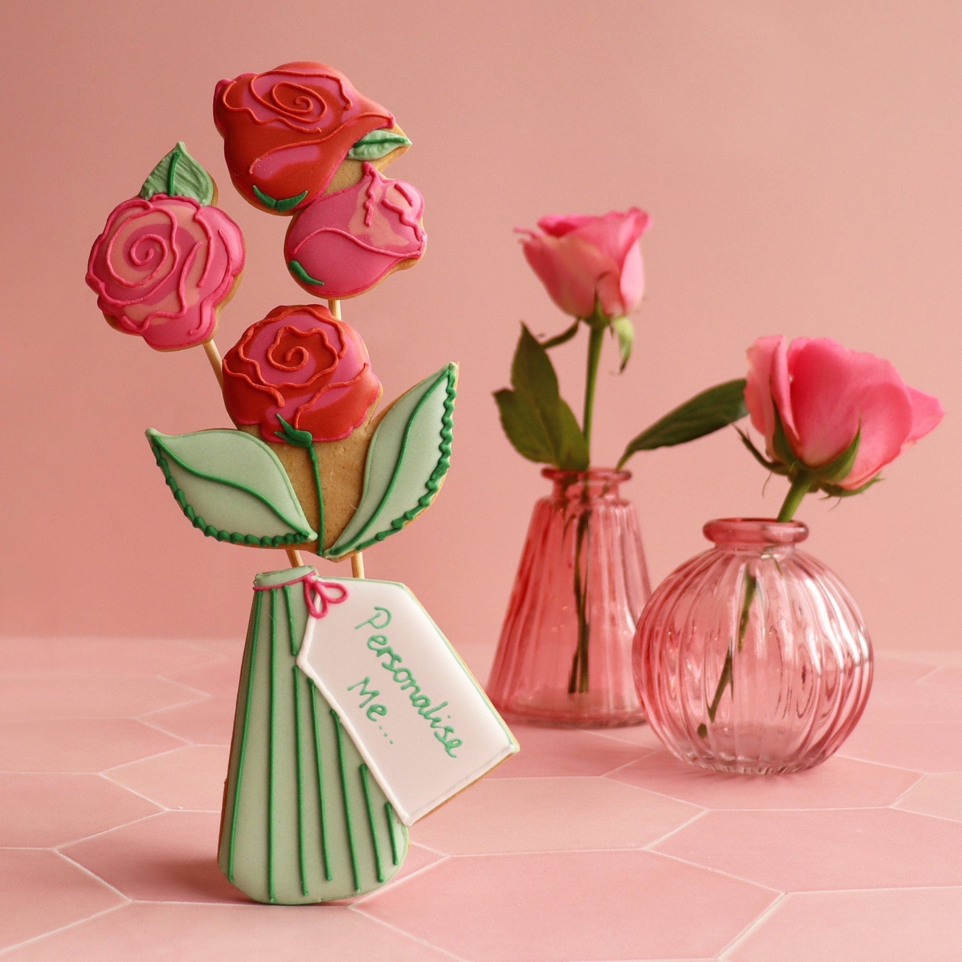 Biscuiteers Roses & Cosmo Gift Box - Patisserie Valerie