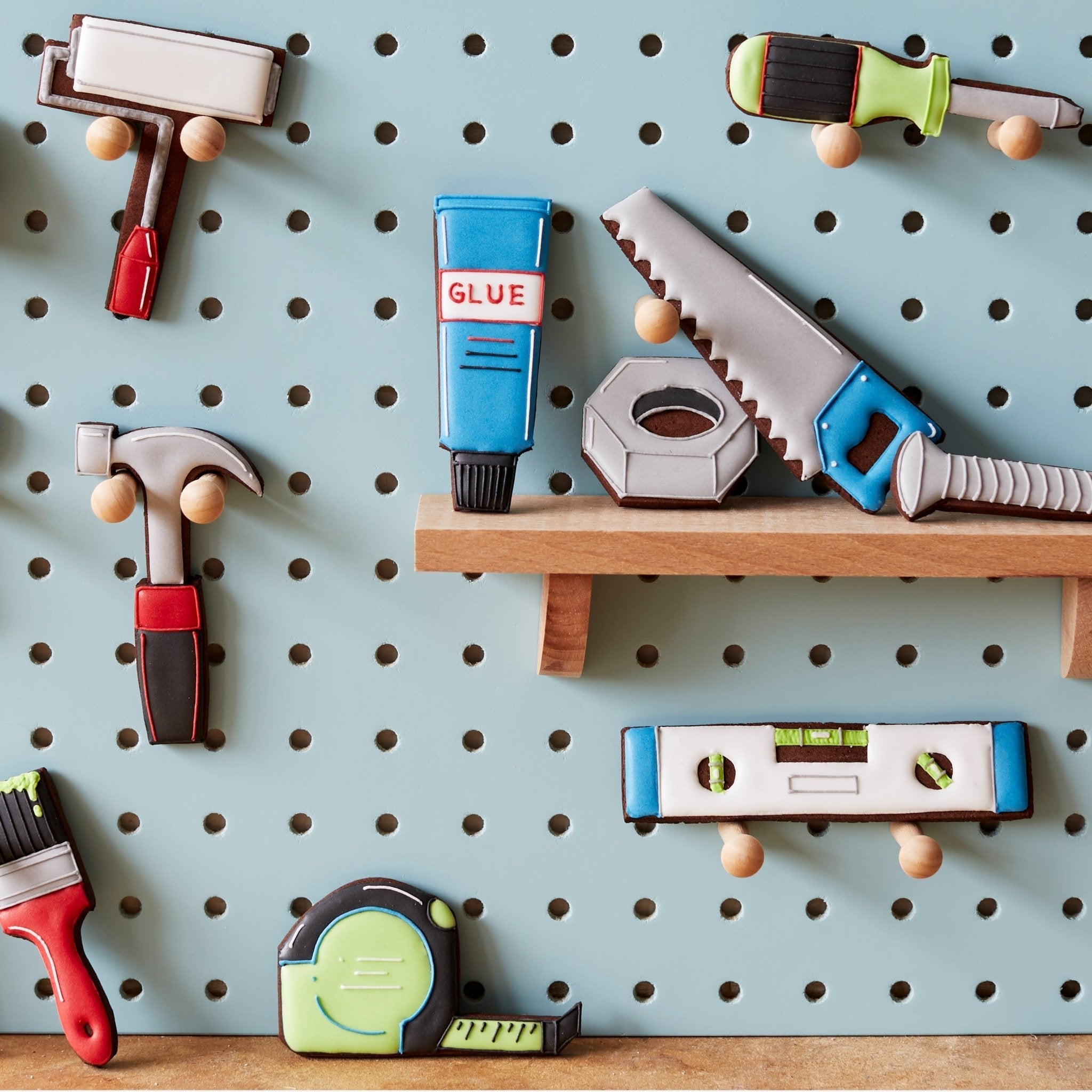 Biscuiteers Tool Kit Hand - Iced Biscuits with Tin 140g - Patisserie Valerie