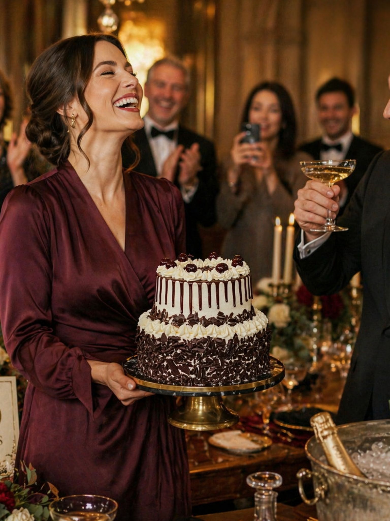 Luxury Black Forest Gateau with Kirsch – Centenary Edition Celebration Cake