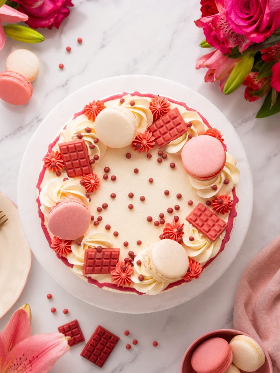 Blush Pink Celebration Drip Cake - Patisserie Valerie