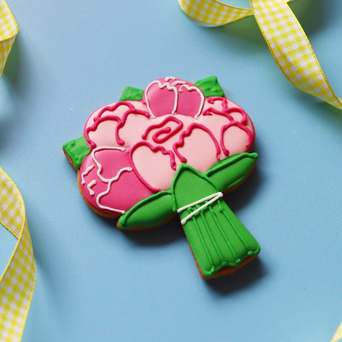 Biscuiteers Bouquet Of Flowers Letterbox Biscuit