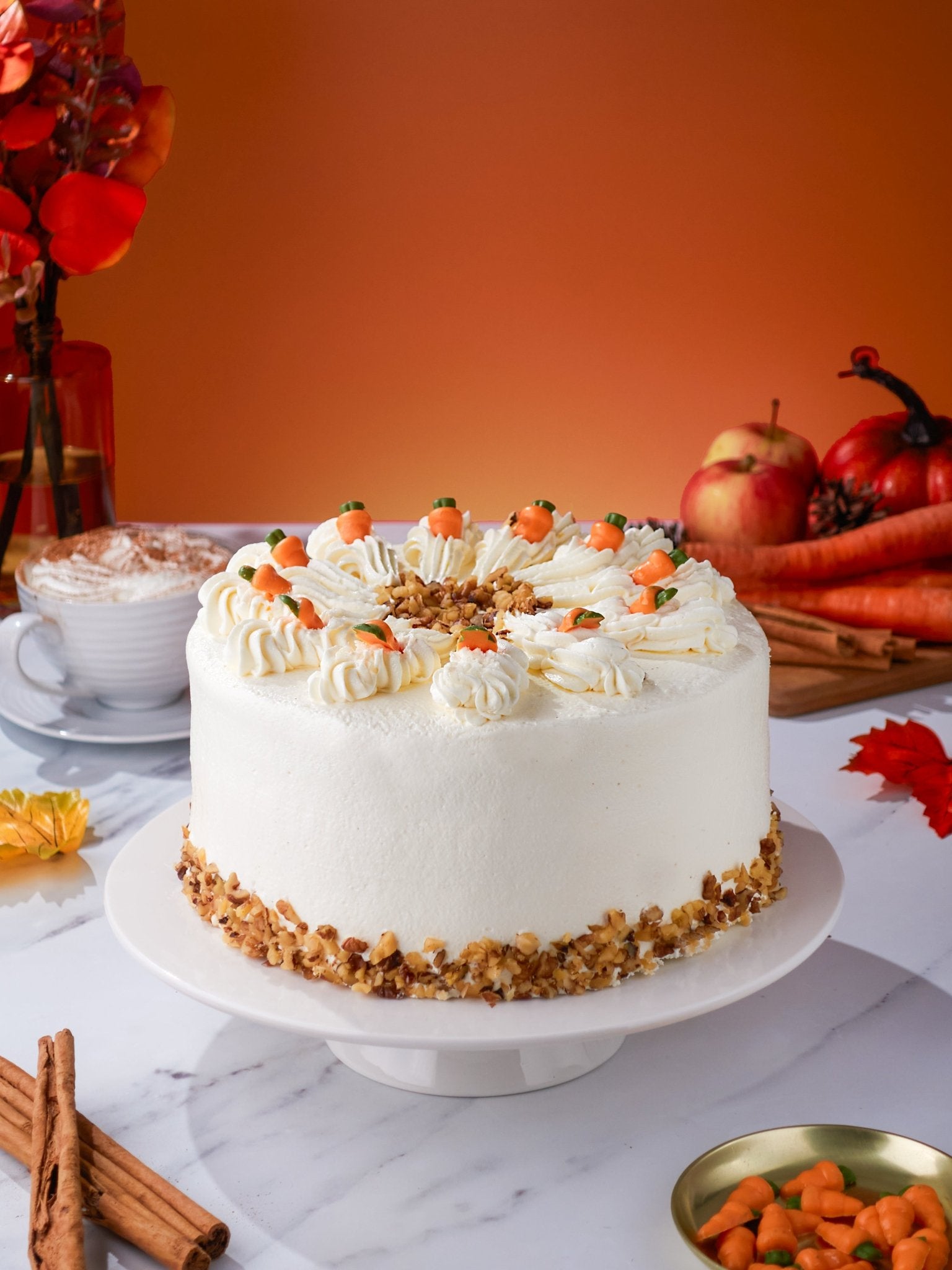 Patisserie Valerie's handmade Carrot Cake cake delivery 