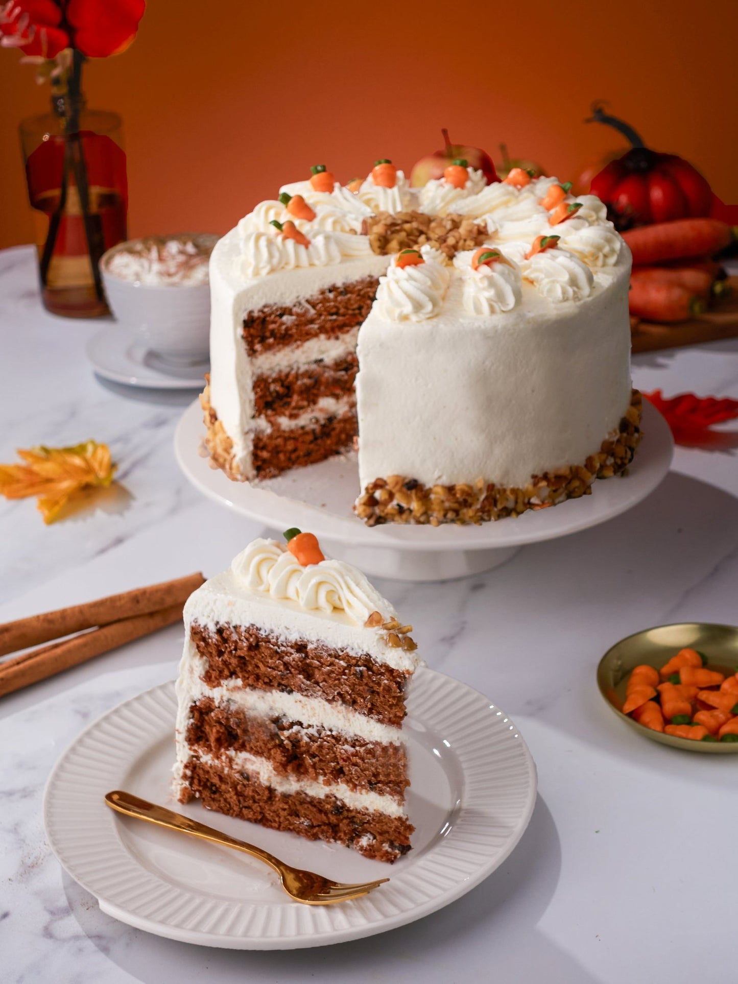 Carrot Cake - Patisserie Valerie