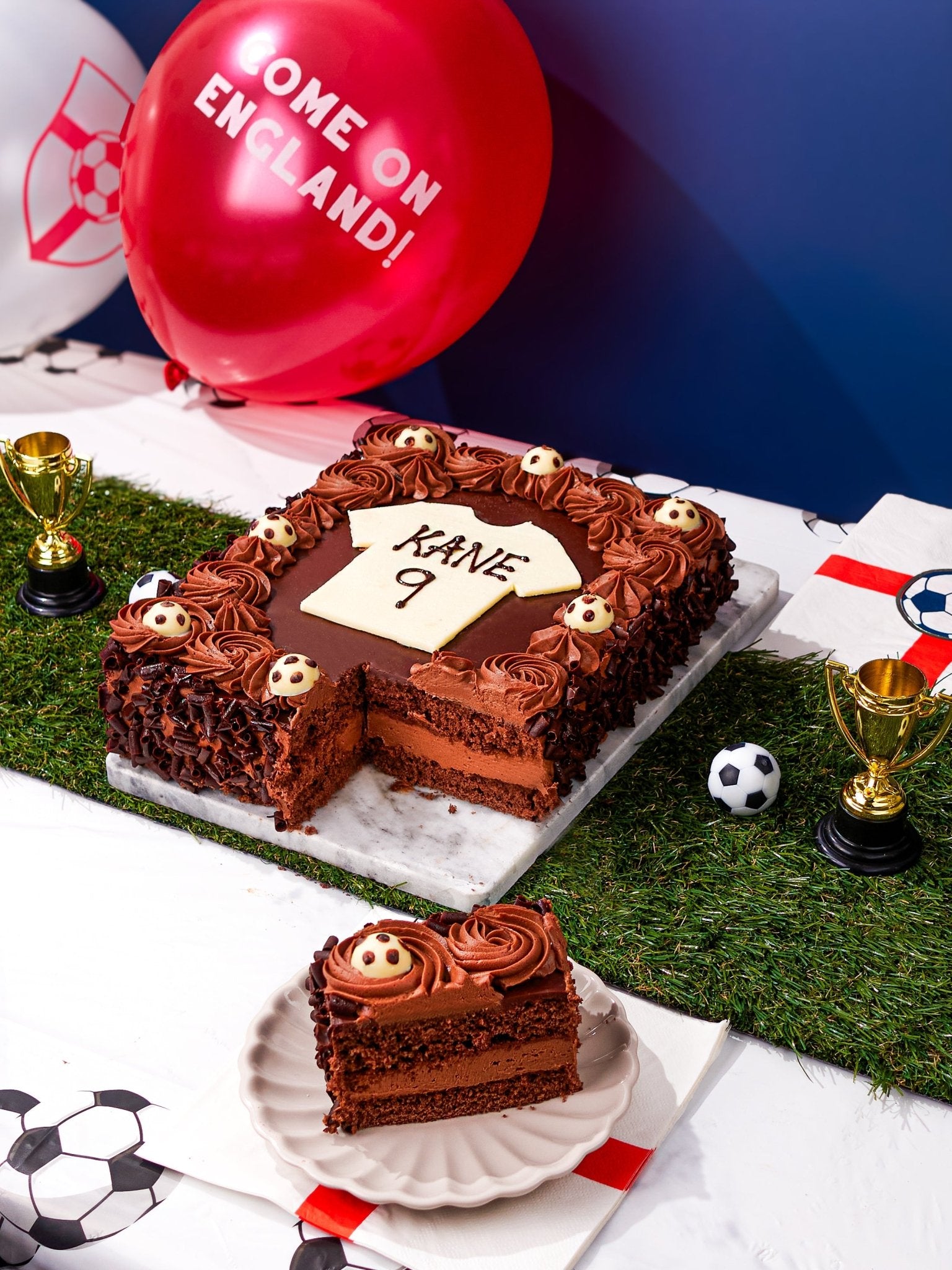 Chocolate Football Cake - Patisserie Valerie