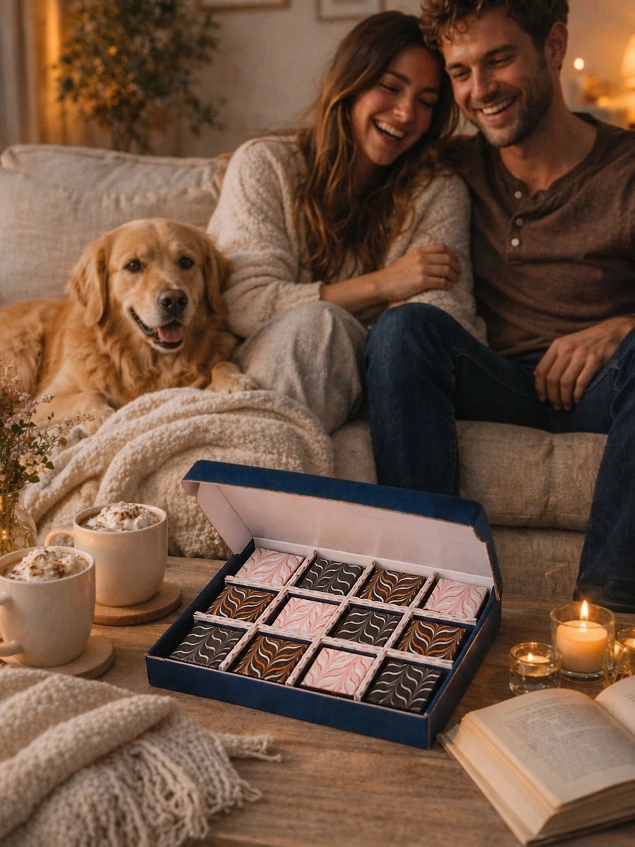 Chocolate Fudge Brownies gift box – new 12-piece layout, image 3