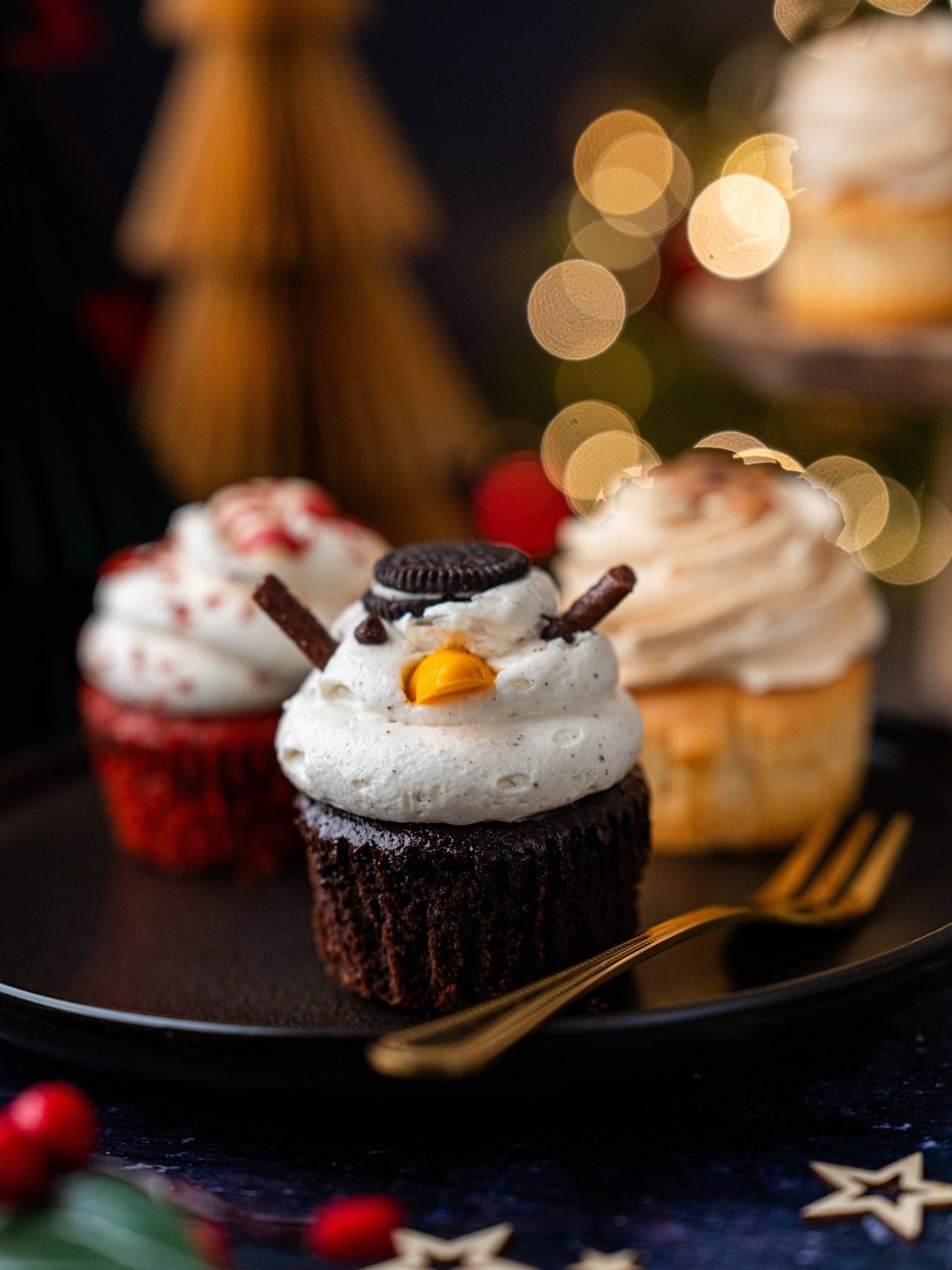 Christmas Cupcake Gift Box - Patisserie Valerie