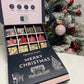 Christmas Fudge Brownies with Merry Christmas Gift Box Sleeve - Patisserie Valerie