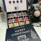 Christmas Fudge Brownies with Merry Christmas Gift Box Sleeve - Patisserie Valerie
