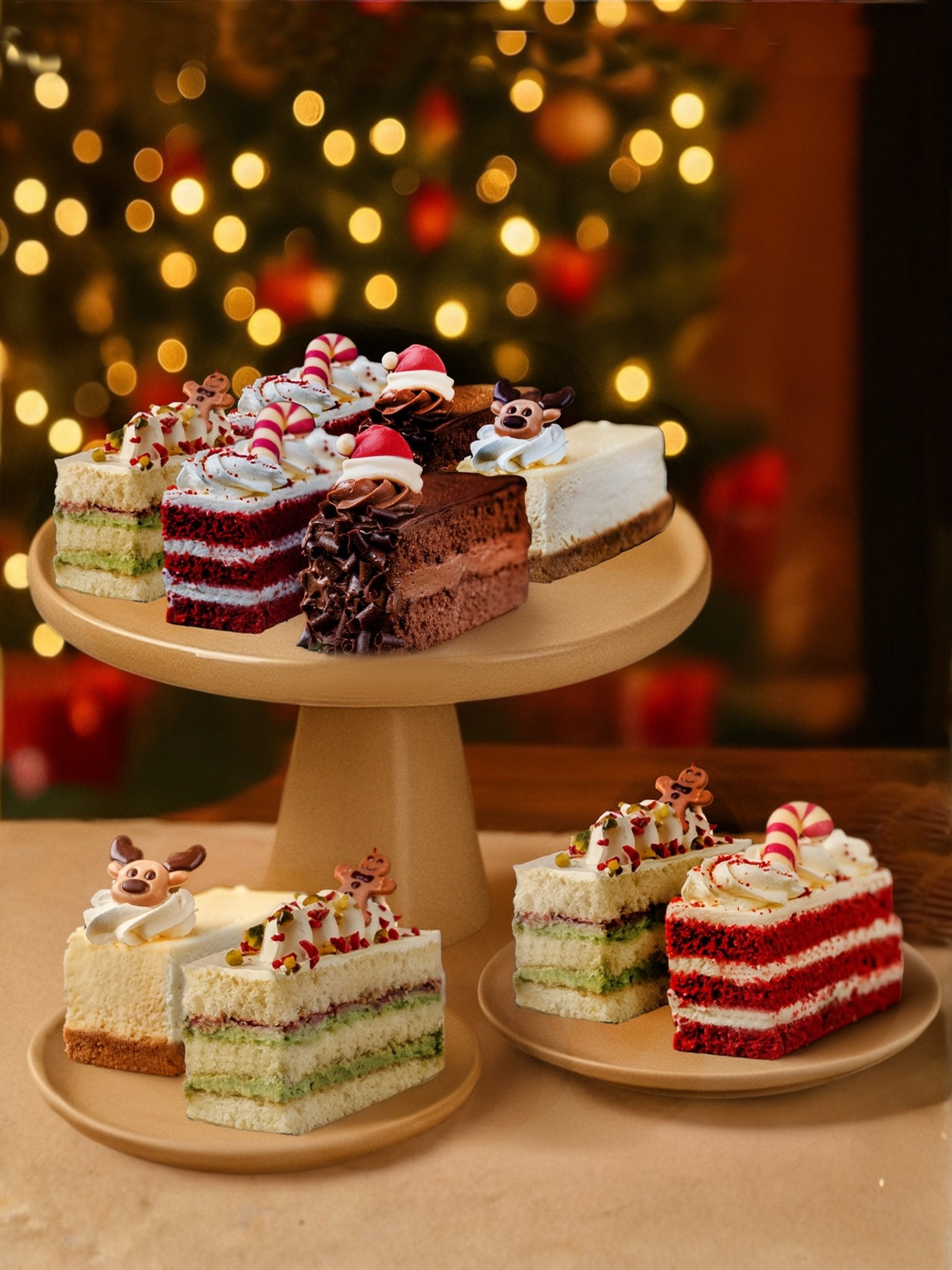 Christmas Slice Patisserie Box - Patisserie Valerie