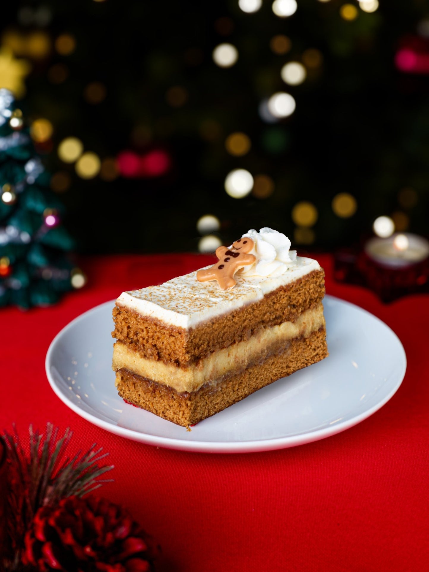 Patisserie Valerie's handmade Christmas Slice Patisserie Box cake delivery 