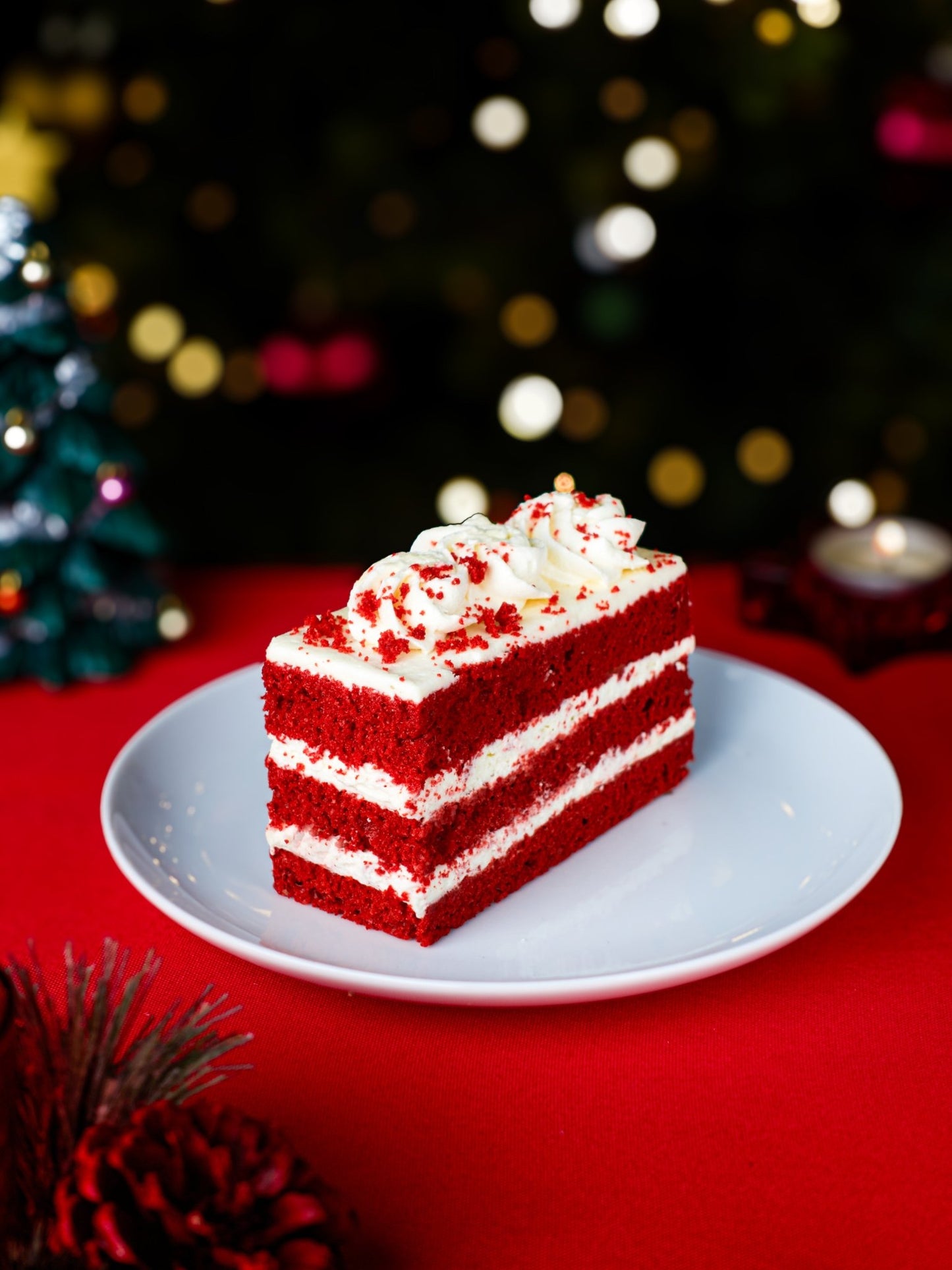 Patisserie Valerie's handmade Christmas Slice Patisserie Box cake delivery 