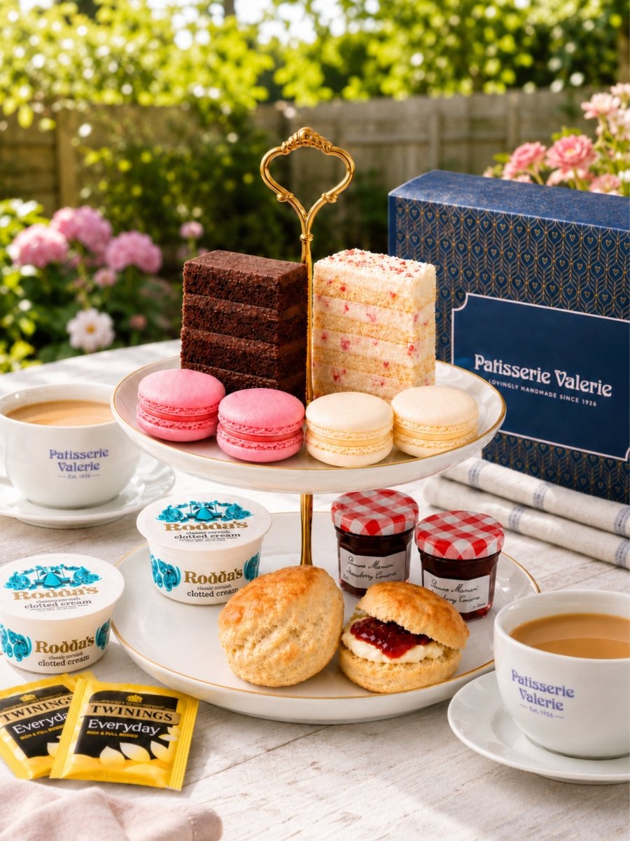 Classic Afternoon Tea Gift Box for 2 - Patisserie Valerie