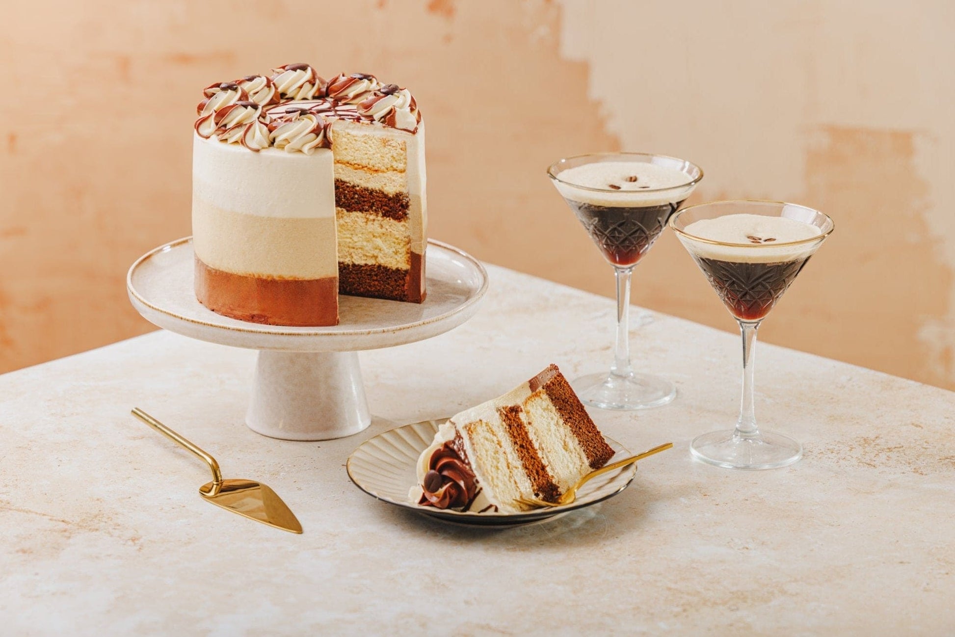 Coffee & Cake Bundle - Espresso Martini - Patisserie Valerie