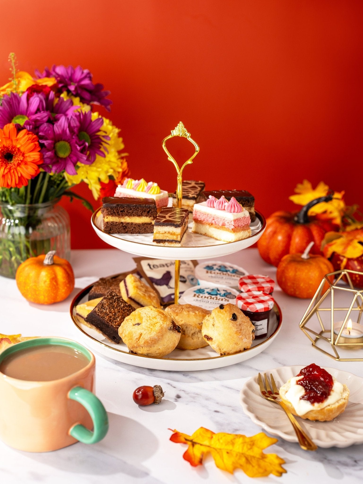 Cosy Autumn Afternoon Tea Gift Hamper - Patisserie Valerie