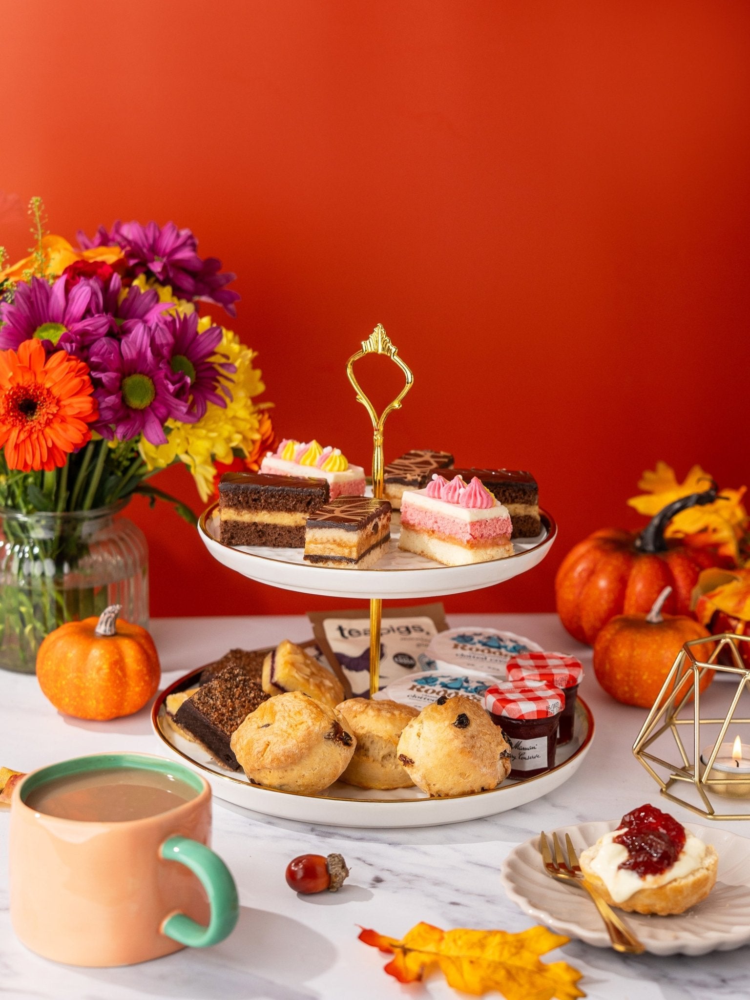 Cosy Autumn Afternoon Tea Gift Hamper - Patisserie Valerie