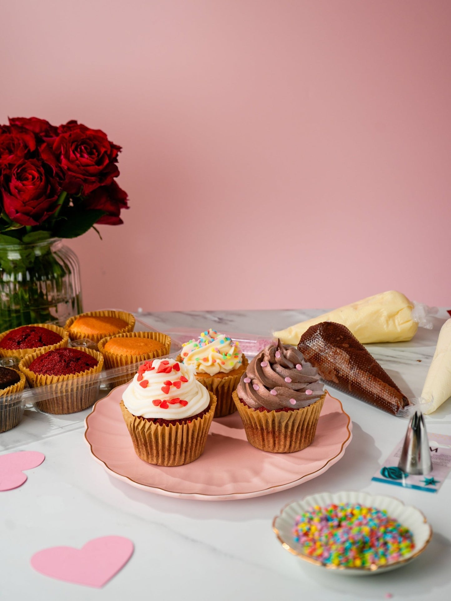 Patisserie Valerie's handmade Create Your Own Cupcakes cake delivery 