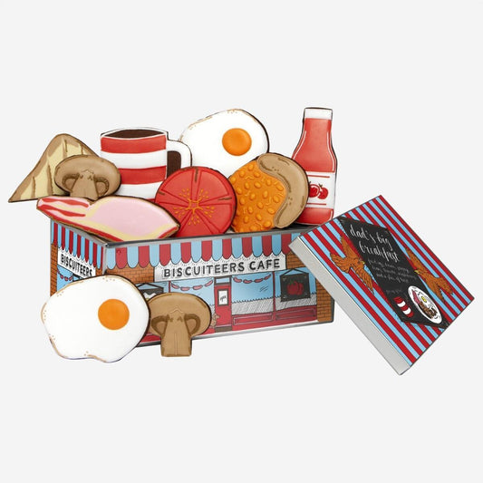Biscuiteers Dad’s Big Breakfast Hand-Iced Biscuit Tin 120g