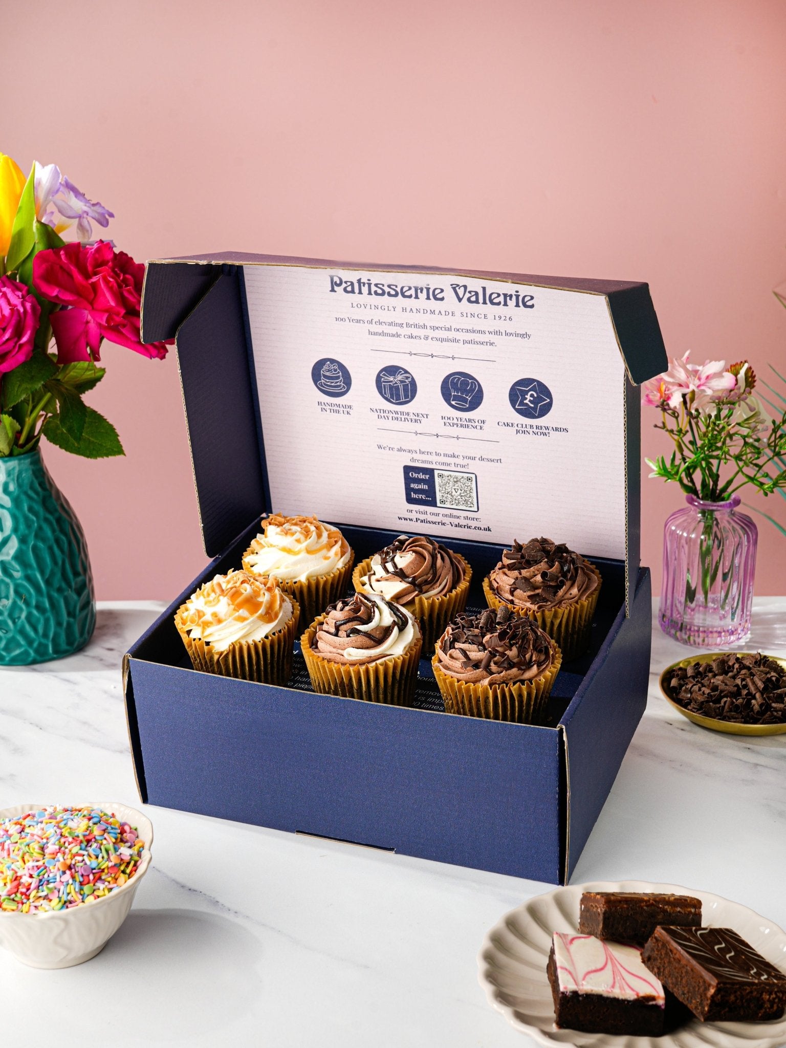 Patisserie Valerie's handmade Decadent Chocolate Lovers' Cupcakes cake delivery 