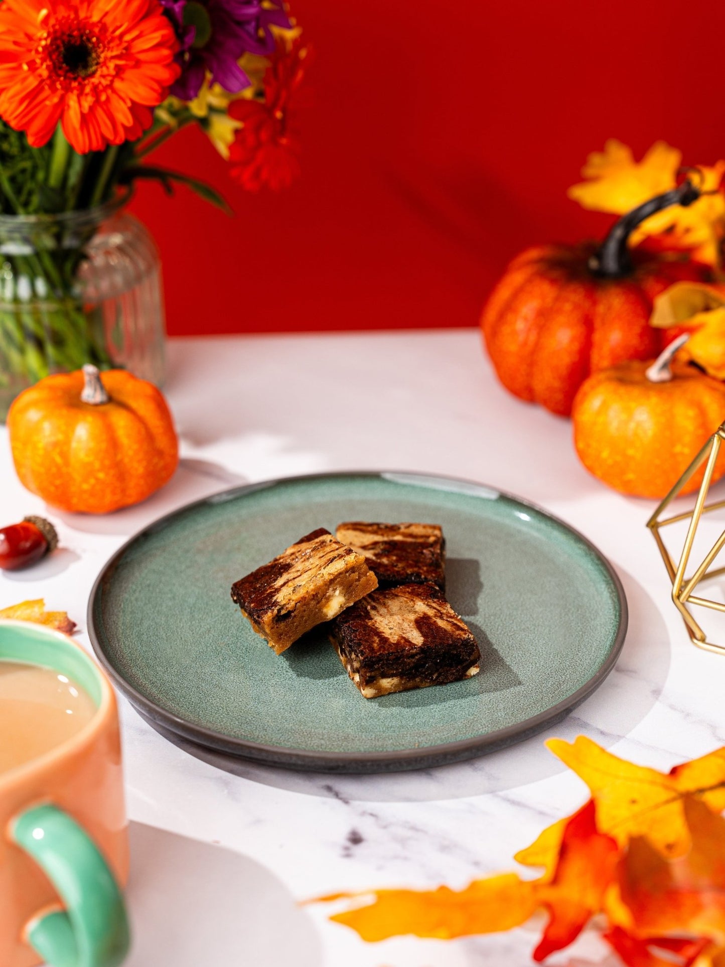 Deluxe Autumn Brownies - Patisserie Valerie