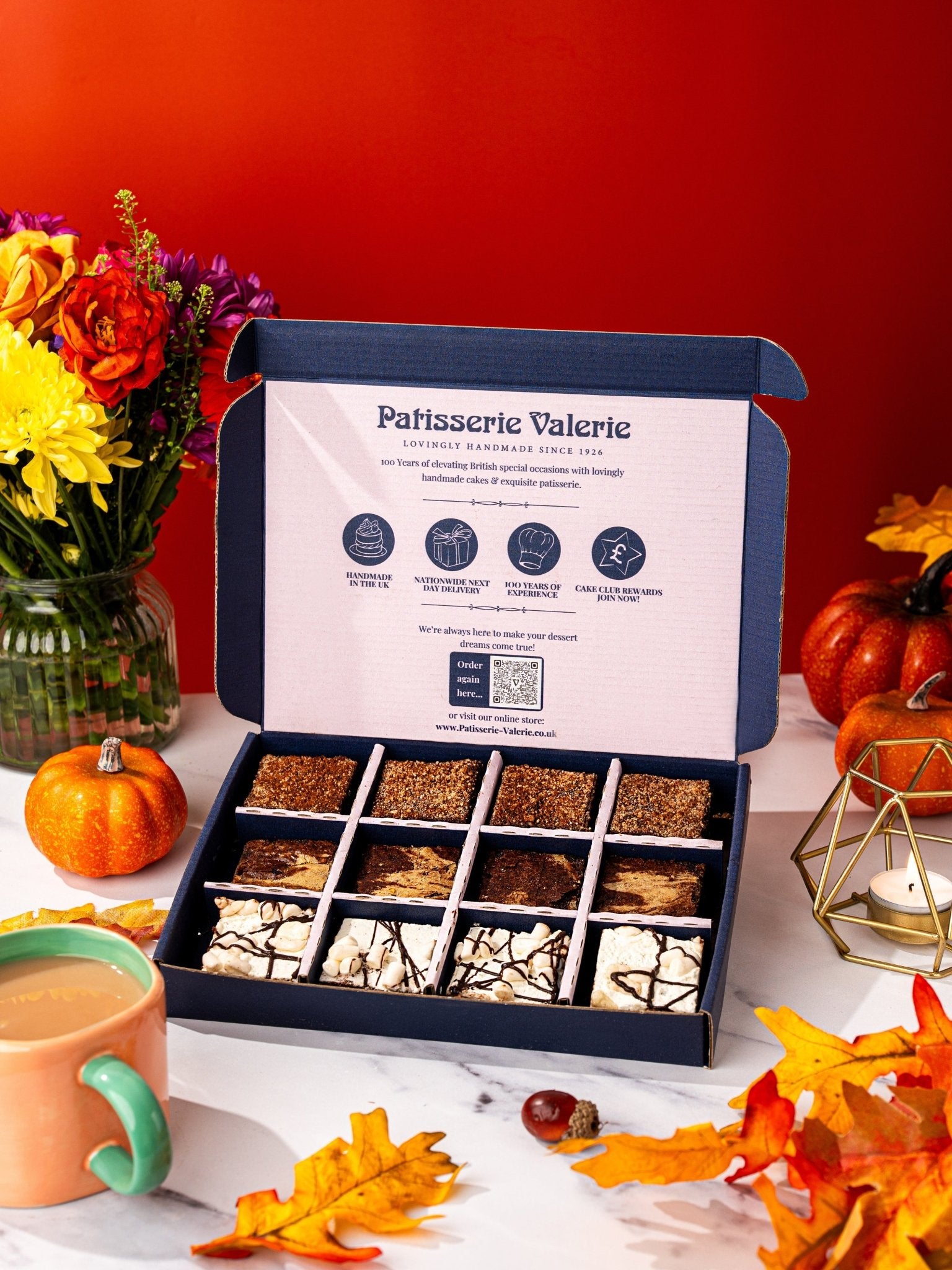 Deluxe Autumn Brownies - Patisserie Valerie