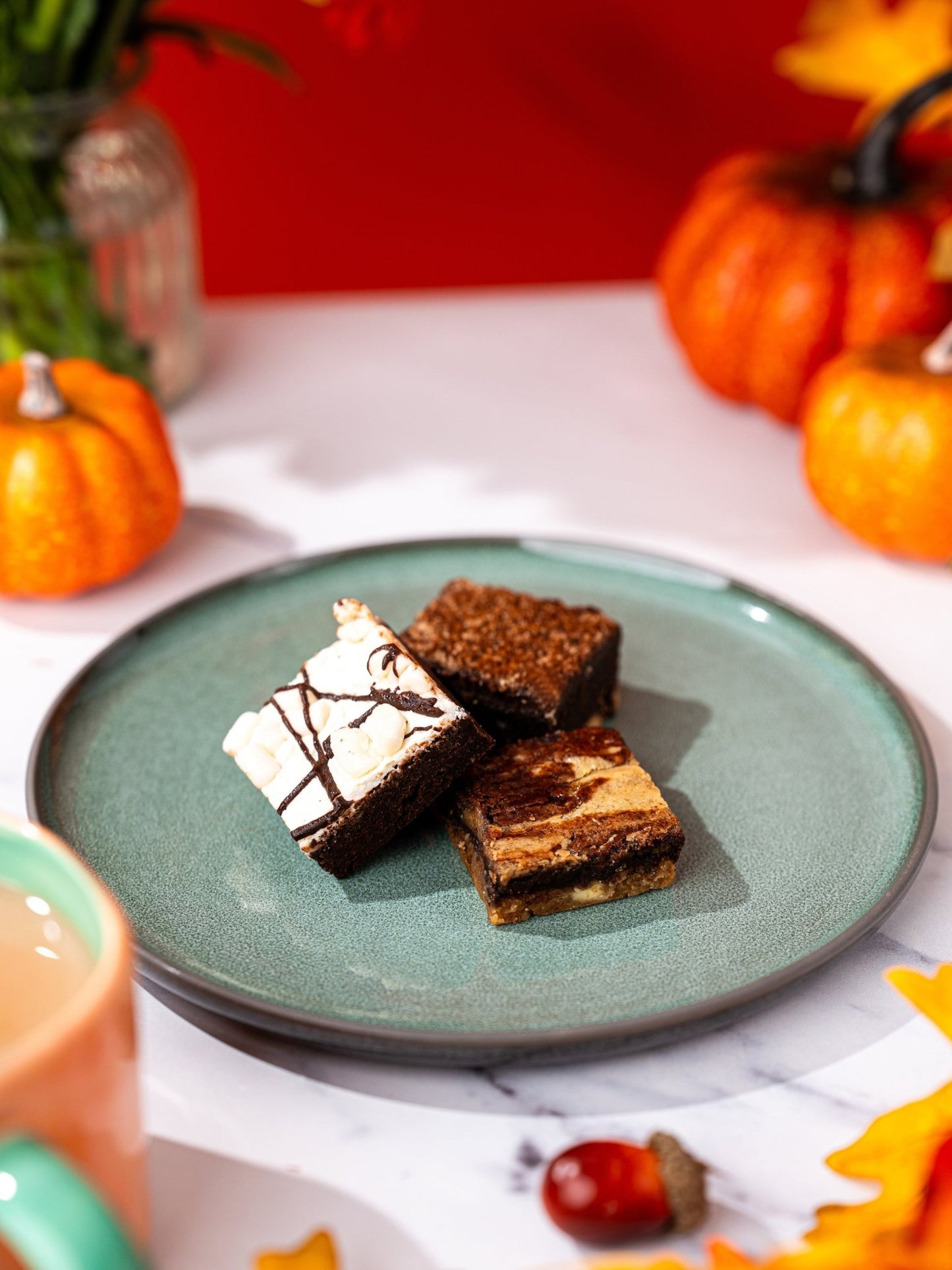 Deluxe Autumn Brownies - Patisserie Valerie