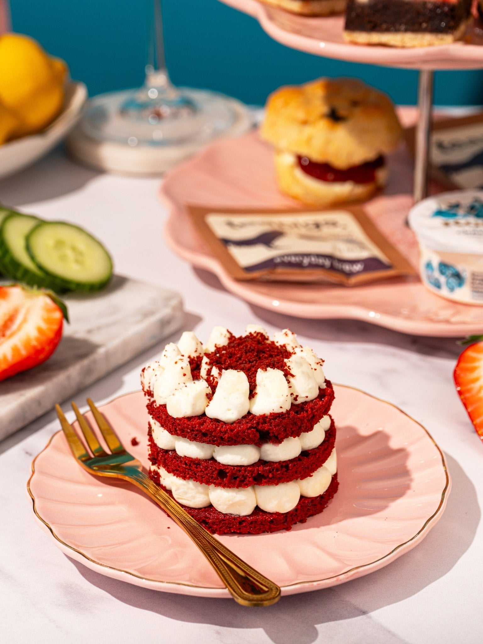 Deluxe Summer Afternoon Tea & Pimm’s Hamper - Patisserie Valerie