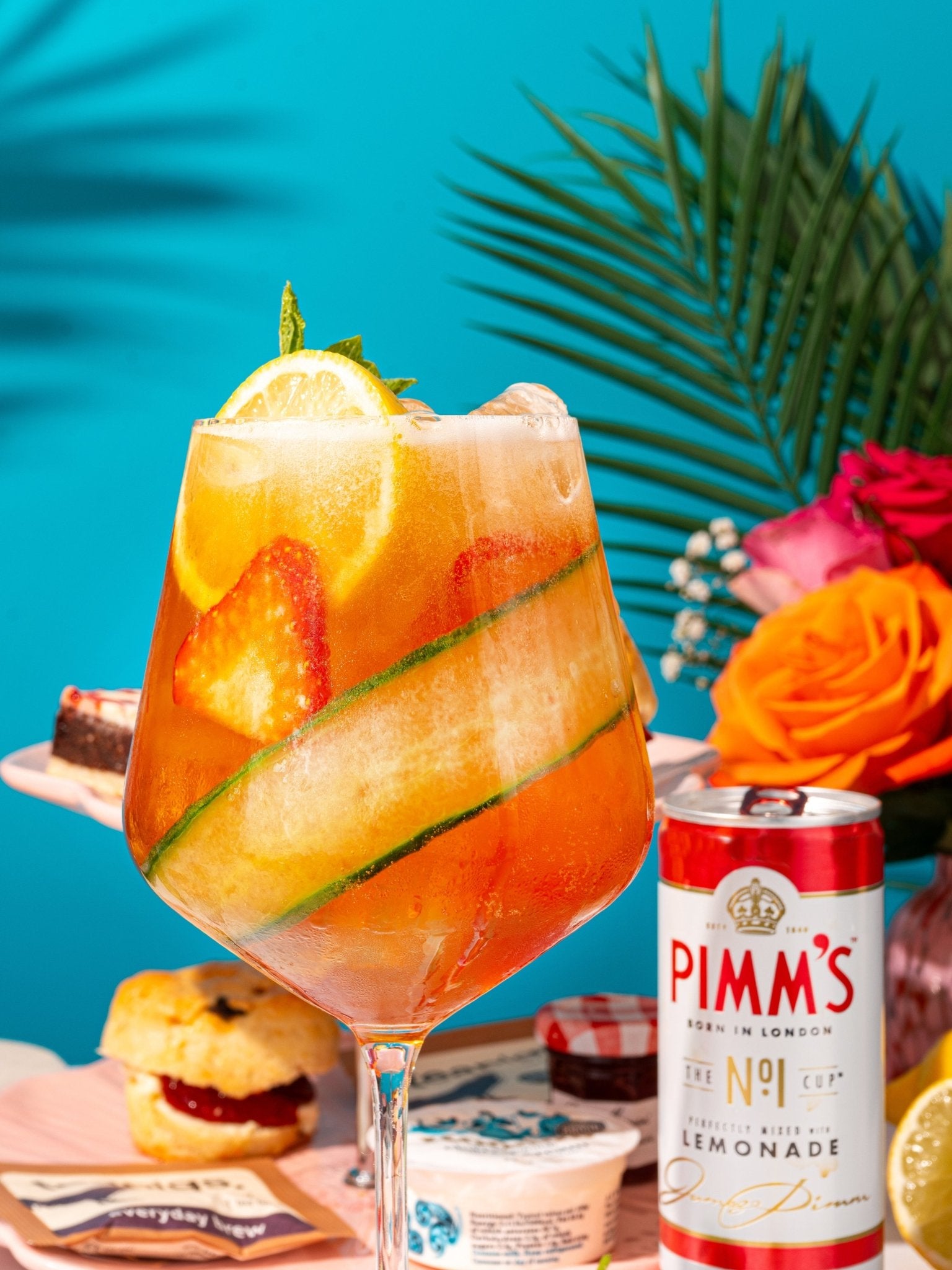 Deluxe Summer Afternoon Tea & Pimm’s Hamper - Patisserie Valerie