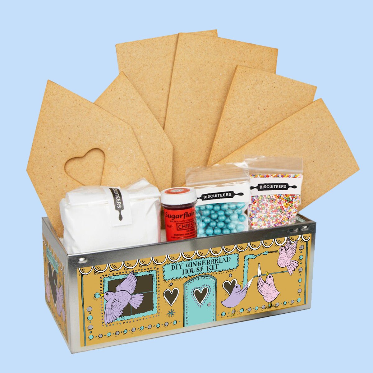 Biscuiteers DIY Gingerbread House Kit