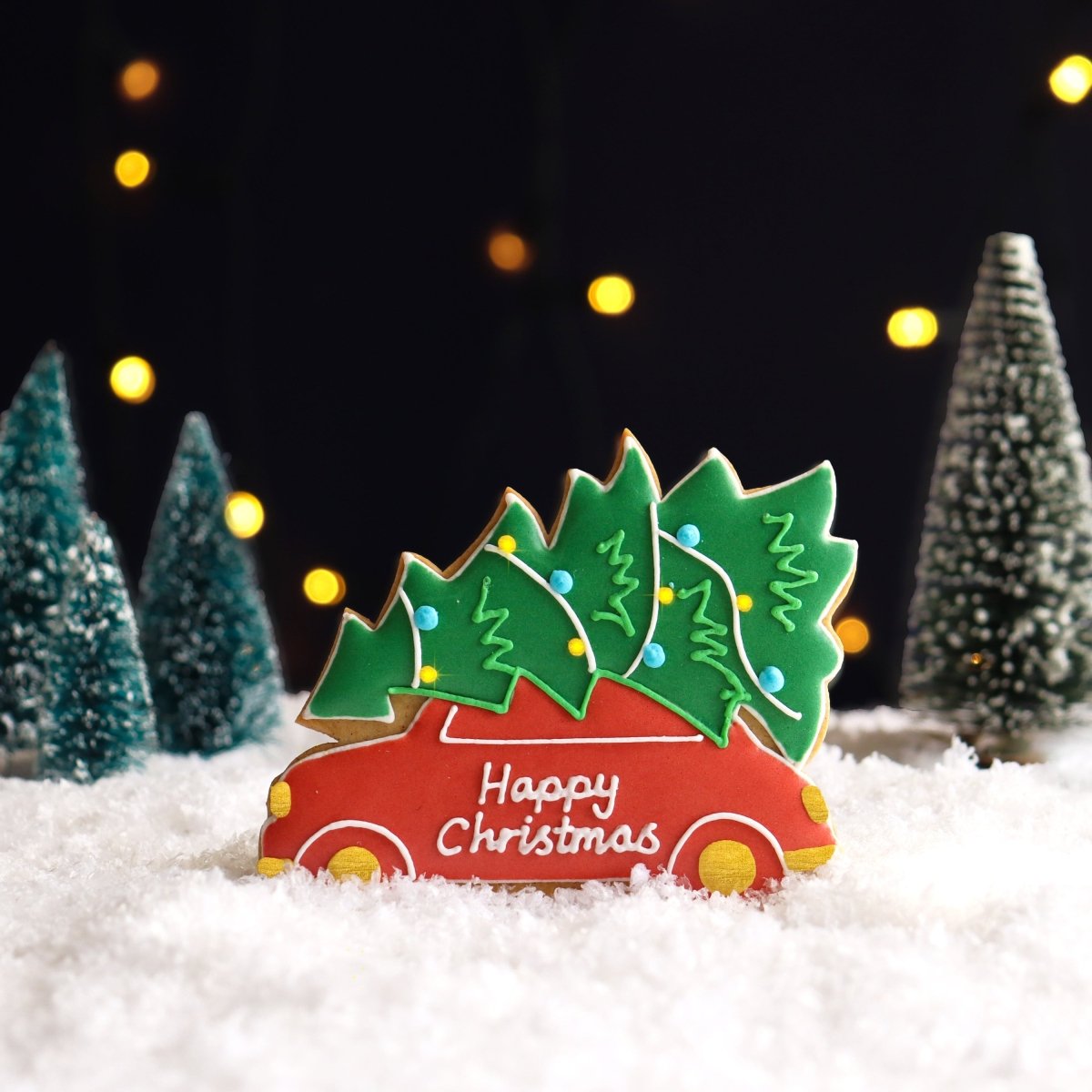Driving Home for Christmas Letterbox Biscuit - Patisserie Valerie