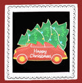 Driving Home for Christmas Letterbox Biscuit