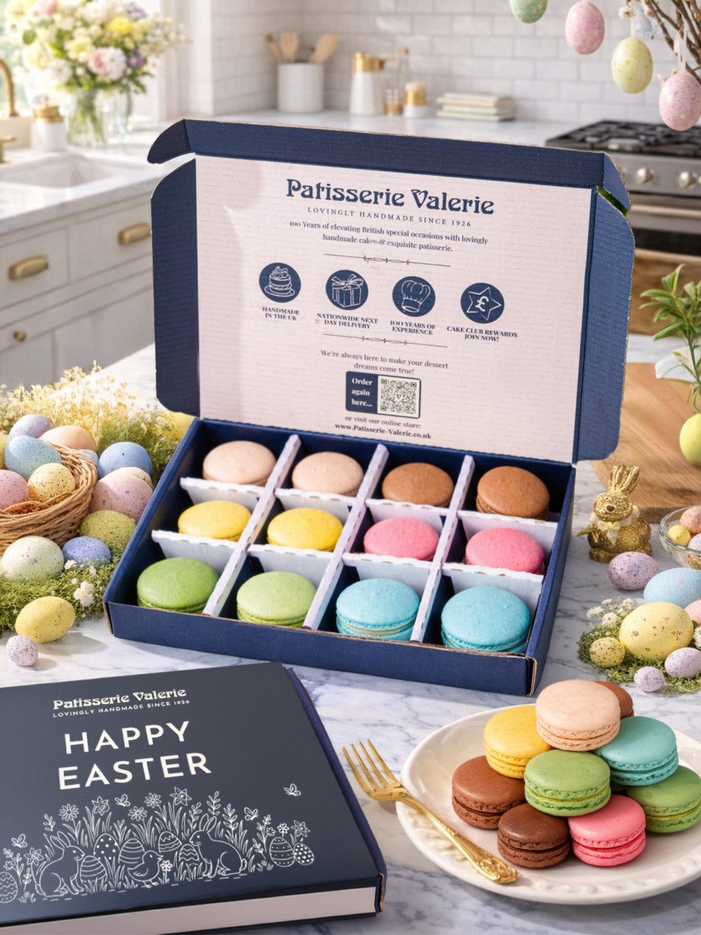 Easter Macarons Selection Gift Box - Patisserie Valerie