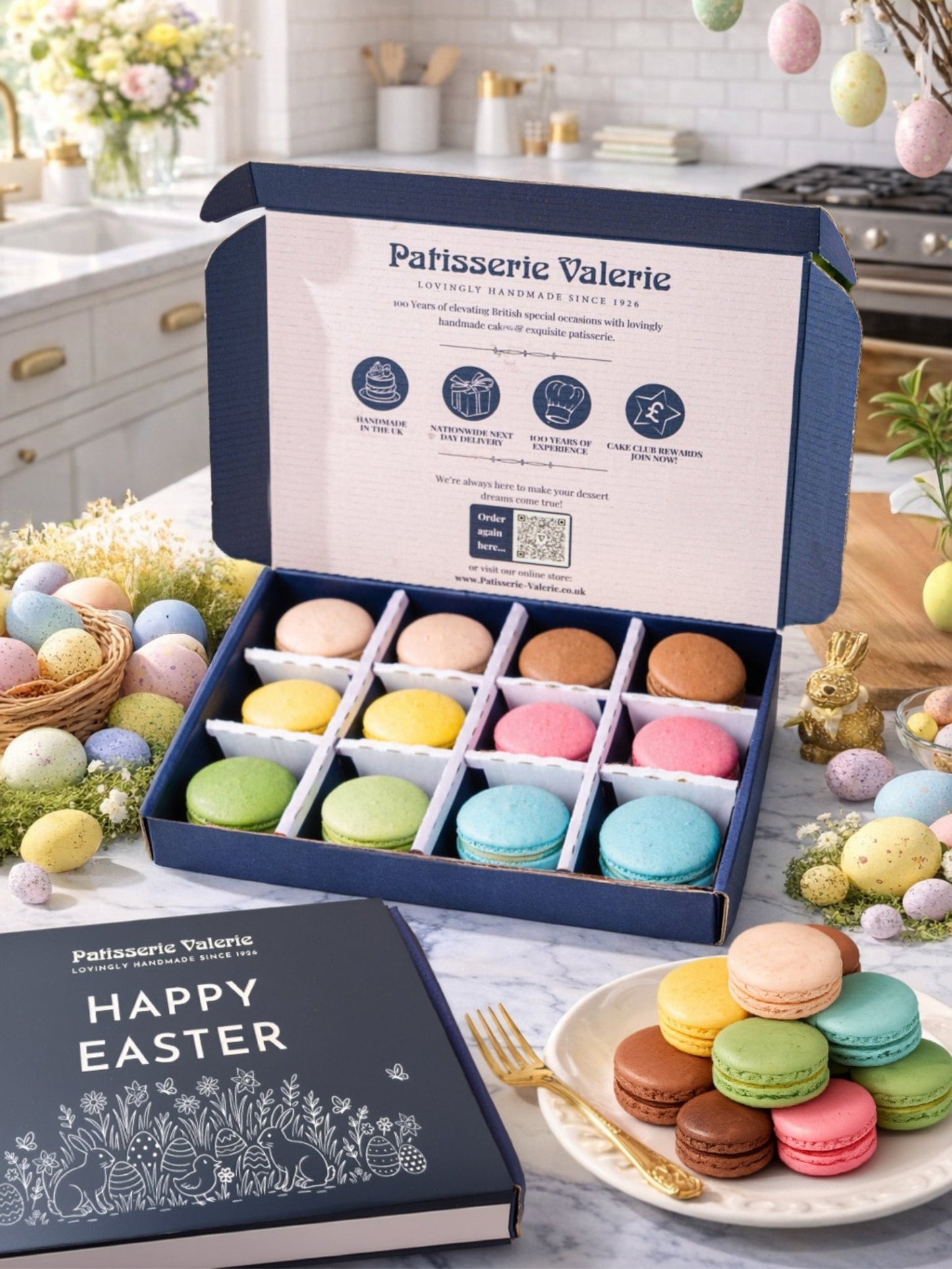 Easter Macarons Selection Gift Box - Patisserie Valerie