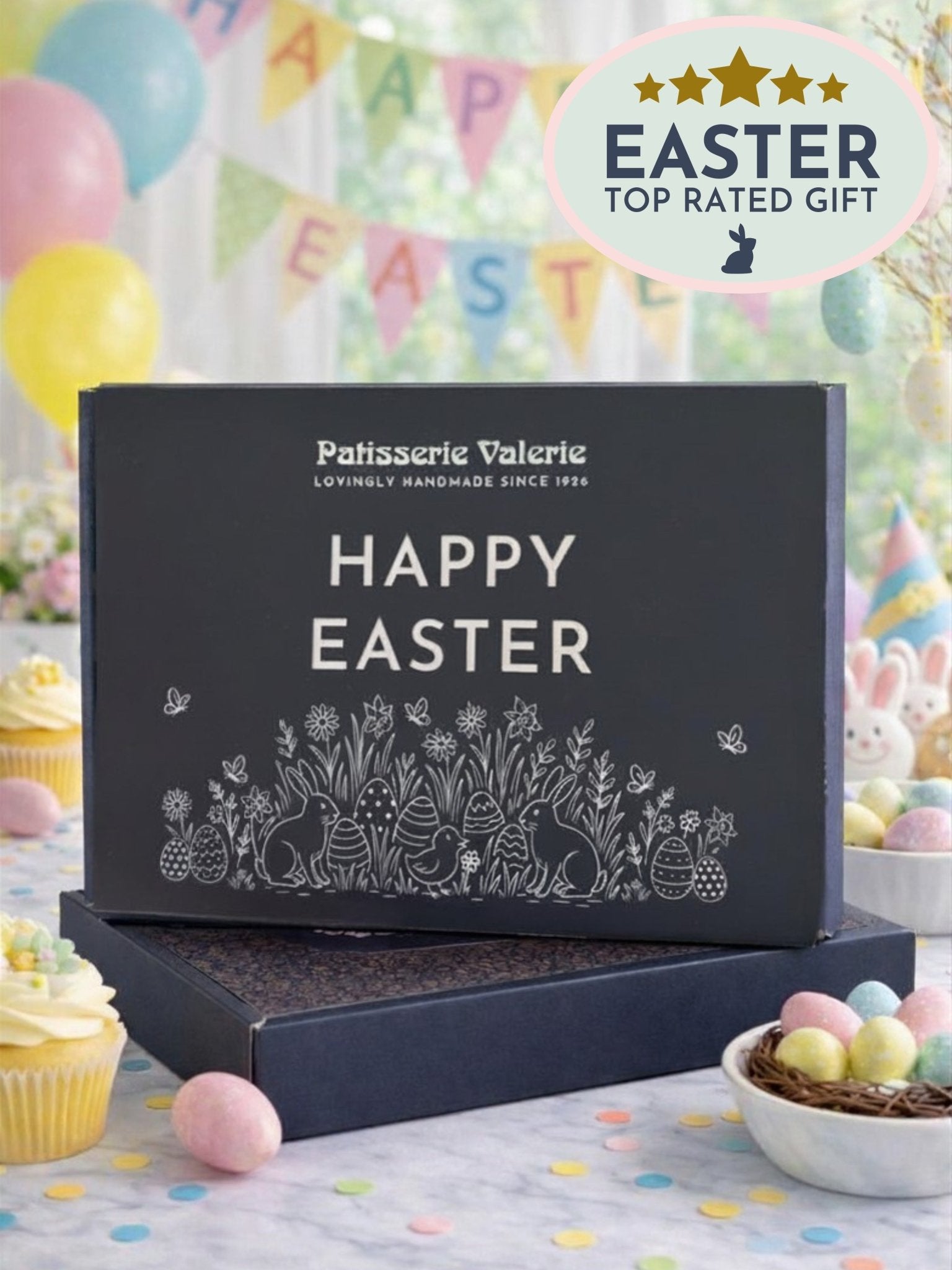 Easter Vegan Friendly Brownie Gift Box - Patisserie Valerie