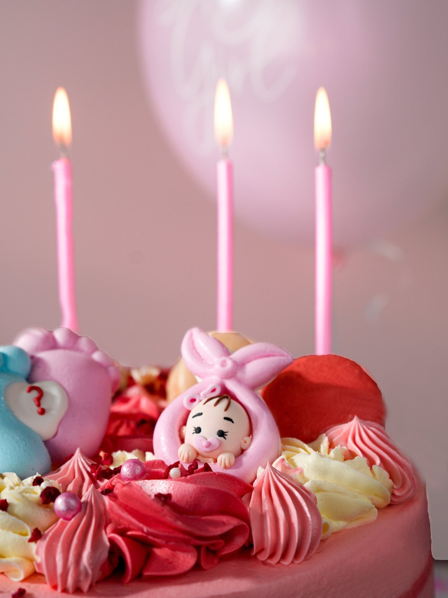 Edible Cake Toppers - Baby Girl - Patisserie Valerie