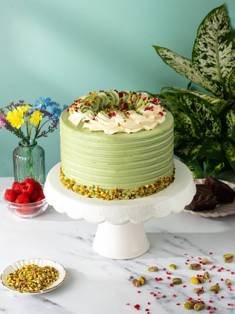 Father's Day Pistachio & Raspberry Cake - Patisserie Valerie