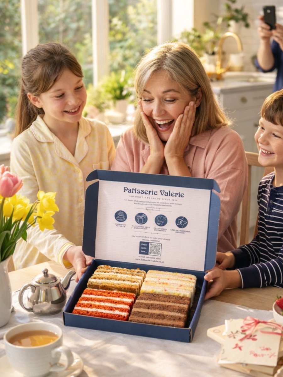 Favourites Quartet – Sponge Cake Gift Box | Cake Slices