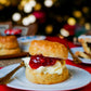 Patisserie Valerie's handmade Festive Deluxe Afternoon Tea Hamper cake delivery 