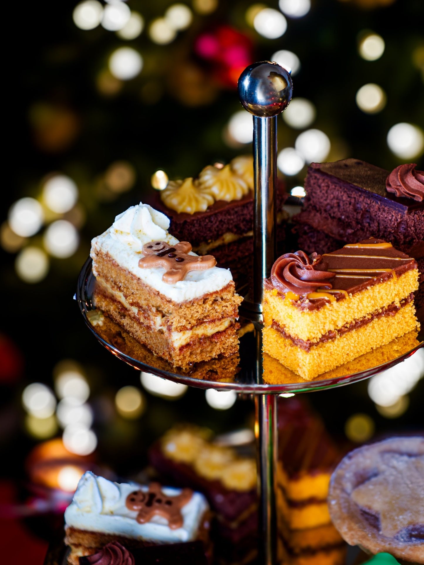 Patisserie Valerie's handmade Festive Deluxe Afternoon Tea Hamper cake delivery 