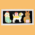 Biscuiteers Festive Dogs Letterbox Biscuits