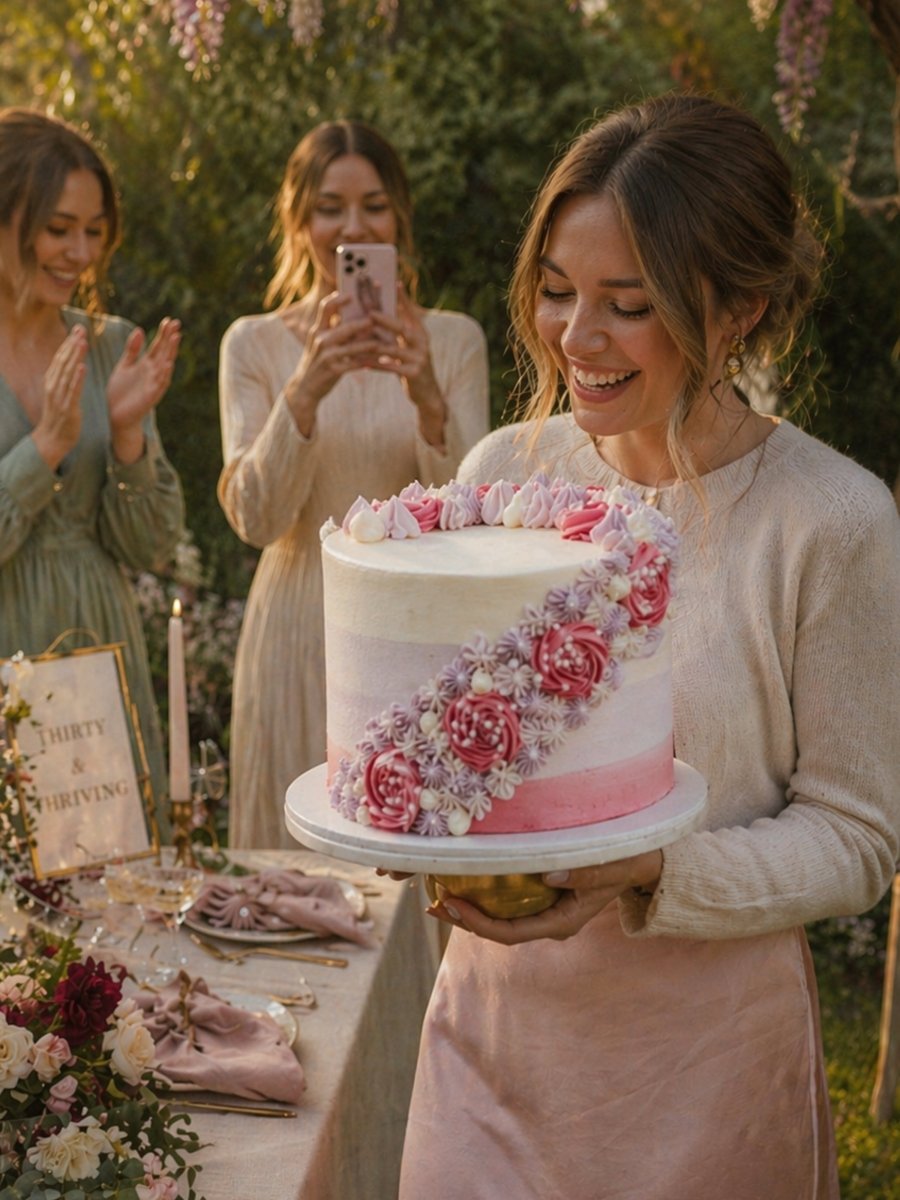Floral Waterfall Cake - Patisserie Valerie