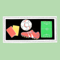 Biscuiteers Football Letterbox Biscuits