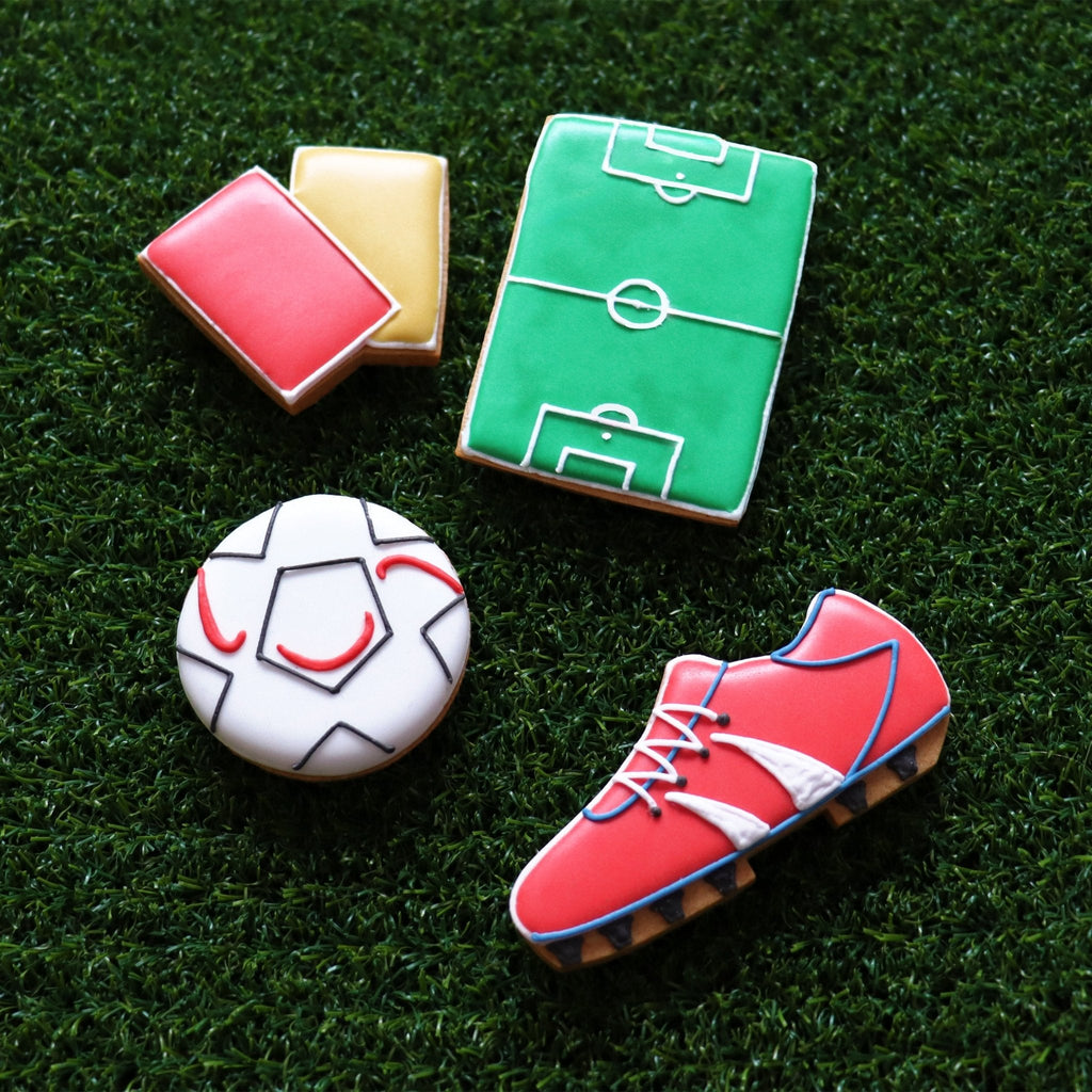 Biscuiteers Football Letterbox Biscuits