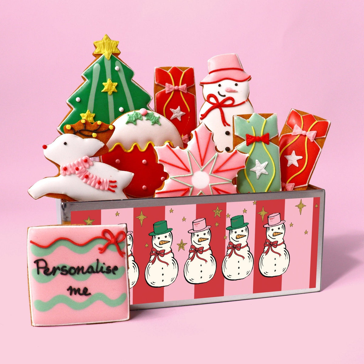 Merry & Bright Biscuit Tin