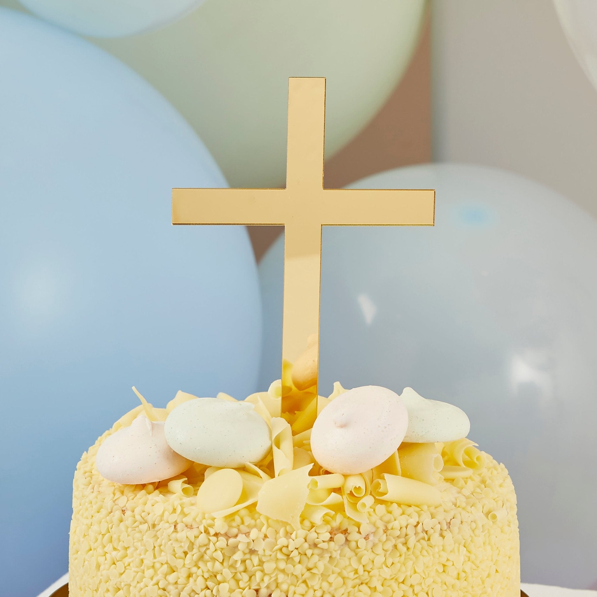 Cross Acrylic Cake Topper