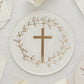 Patisserie Valerie's handmade Gold Cross Acrylic Cake Topper cake delivery 
