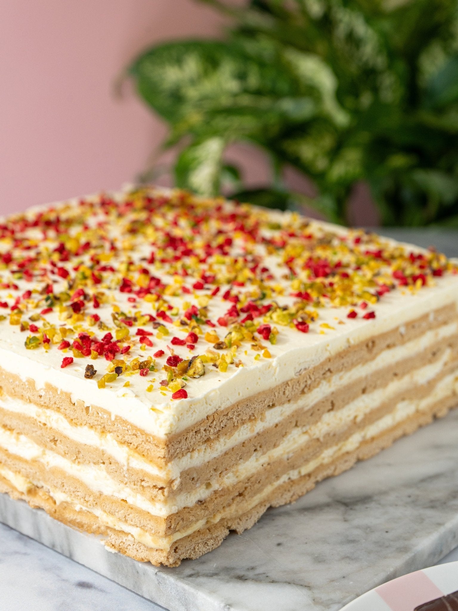 Golden Honey Slice Cake - Patisserie Valerie