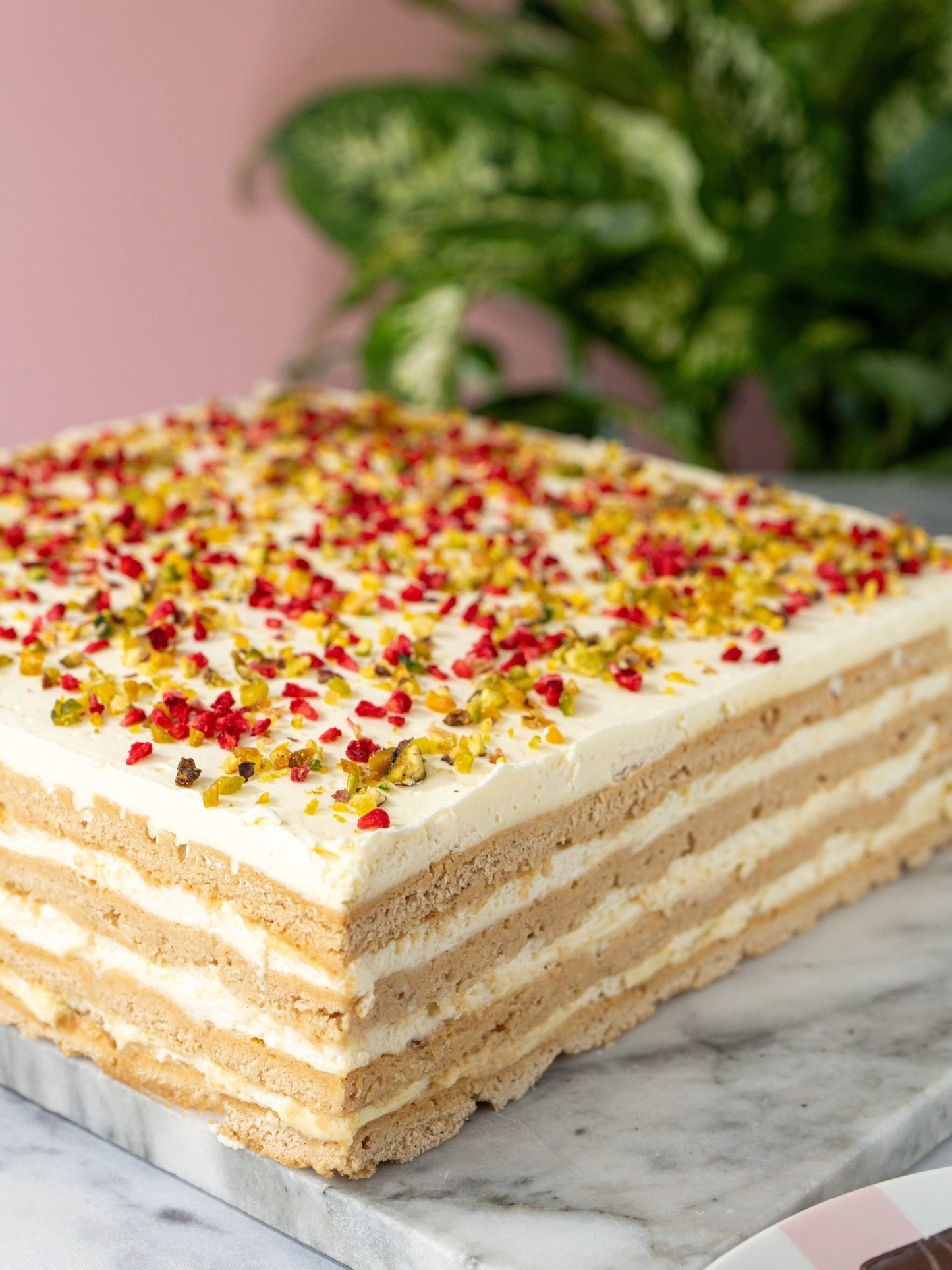 Golden Honey Slice Cake - Patisserie Valerie